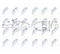 NTY Semiasse Posteriore Sinistro NPW-CH-088 798mm per Chrysler 300C Dodge