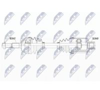 Semiasse Assale anteriore Sx Trasmissione automatica NPW-CH-102 NTY per JEEP