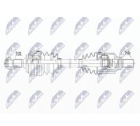 NTY Semiasse Anteriore Sinistra per Peugeot 208 Citroën DS3 C3 II 1.6 Vti 120