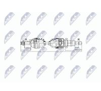 Mezzo albero di trasmissione destro per FORD | 854016116, AF340A, C6400, DS-3544