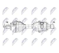 Original NTY Albero Di Trasmissione NPW-FR-176 Per Ford