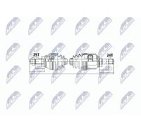 NTY Albero motore/Semiasse compatibile con FIAT NPW-FT-016