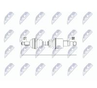 NTY Semiasse NPW-JG-000 Anteriore Sx Cambio manuale per Jaguar X-TYPE I