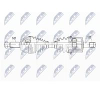 Semiasse Assale anteriore Dx Trasmissione automatica NPW-JG-004 NTY per JAGUAR