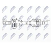 NTY Albero motore/Semiasse compatibile con HYUNDAI NPW-KA-344