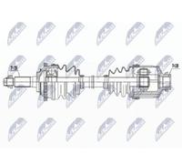 Semiasse Assale anteriore Dx Trasmissione automatica NPW-KA-370 NTY per KIA