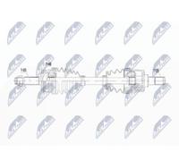 NTY NPW-KA-384 Semiasse