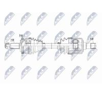 Original NTY Albero Di Trasmissione NPW-KA-413 Per Hyundai KIA