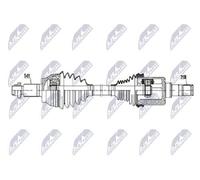 NTY Semiasse NPW-LR-029 - Anteriore sinistro per Range Rover Velar 17 / Jaguar F-Pace