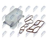 NTY Radiatore olio, Olio motore compatibile con MERCEDES-BENZ CCL-ME-009