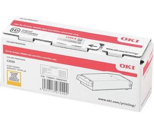 ORIGINAL OKI toner giallo 09006129 C650 ~6000 Seiten