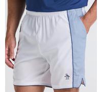 Original Penguin 7in Performance Piped Pantaloncini Uomini-Bianco,Blu in bianco, Taglia: XL