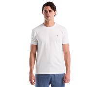 Original Penguin Cont Pin Point Sml S Canottiera, Bianco Brillante, L Uomo