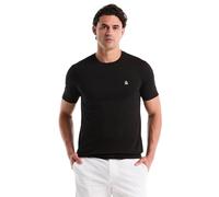 Original Penguin Cont Pin Point Sml S T-Shirt, Nero, L Uomo