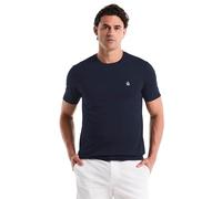 Original Penguin Cont Pin Point Sml S T-Shirt, Zaffiro Scuro, L Uomo