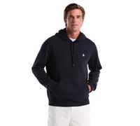 Original Penguin Org FLC Hoodie Stick Felpa con Cappuccio, Zaffiro Scuro, L Uomo