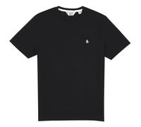 Original Penguin Small Embroidered Logo T-Shirt, True Black, 010, L Uomo