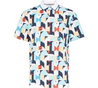 Original Penguin Tabella di marcia per l'anniversario 70S di Polo Pete, bianco/multicolore