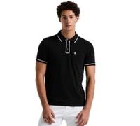 Original Penguin Uomo ERL Tncl PIQ, Nero, L