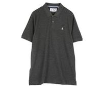 Original Penguin Uomo, Polo Daddy, Grigio Carbone Scuro, S