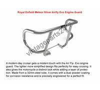 Original Royal Enfield Meteor 350 Argento Airfly Evo Motore Protettore