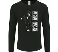 Original Rude Boy 2Tone 2 Tone SKA Uomo Manica Lunga T-Shirt