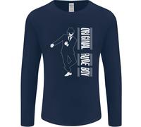 Original Rude Boy 2Tone 2 Tone SKA Uomo Manica Lunga T-Shirt