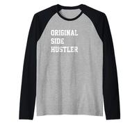 Original Side Hustler Billiards Team Pool Hall Poolhall Fun Maglia con Maniche Raglan