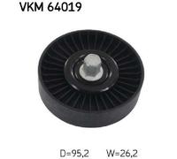 SKF VKM 64019 Galoppino guidacinghia, cinghia Poly-V