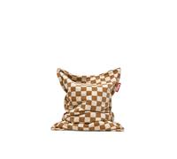 Original Slim Teddy Bean Bag Scacchi Crema di Mandorle
