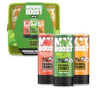 Original Source Morning Boost - Set regalo con gel doccia in fragranze guarana, pompelmo, matcha e citronella, zenzero e yuzu, fragranza naturale al 100%