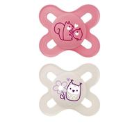 Original Start Succhietto 0-2 Mesi (Set da 2) Ciuccio 0-2 mesi con tettarella