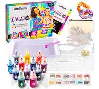 Original Stationery Fun Colors Tie Dye Kit, Set Tutto Compreso per Ragazze 10-12 Anni con Tutti i Colori Tie Dye per le tue Magliette, Tinte per Tessuti, Ottima Idea Regalo Bambini