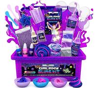 Original Stationery Mini Galaxy Slime Kit DIY Scatola con Tutto per Fare Glitter & Galactic Slime per Bambini 10-12 Idee Regalo Ragazza per Compleanno