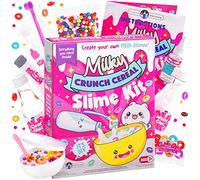 Original Stationery Slime Crunchy Latte e Cereali Kit Completo con Tutto l’Occorrente per una Colazione Slime Fai da Te, per Ragazze, Idea Regalo Bambini