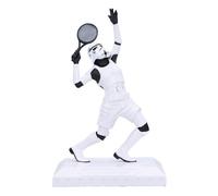Nemesis Now Stormtrooper - Statuetta da collezione "Serve It!", 18,8 cm, originale Stormtrooper con racchetta che gioca a tennis, regali e merchandising per i fan