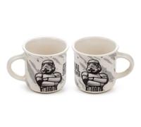 Original Stormtrooper Set da 2 Tazzine Espresso in Porcellana 75 ml