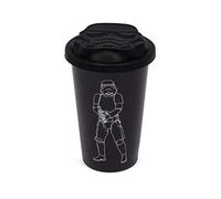 Original Stormtrooper - Tazza in ceramica con coperchio in silicone, colore: Nero