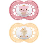 Original Succhietto 6+ Mesi (Set Da 2), Ciuccio 6-16 Mesi Con Tettarella Ortodo