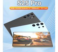 Original Tab S25 Pro Snapdragon8 Gen2 Android14 10000mAh 16GB RAM 1TB ROM 10.1 Inch Android 16MP+32MP Tablet Movies Games Office golden