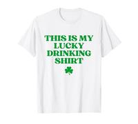 Original This Is My Lucky Drinking Shirt St Patricks Day Maglietta