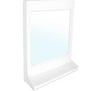 ORIGINAL TRADE - Specchio Rettangolare Con Mensola Modello Athena, Bianco