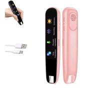 Original Translator Pen, Portable AI Smart Scanning & Reading Translators,Translation pen for language learners, people with learning difficulties, Support for 112 Languages (Pink)