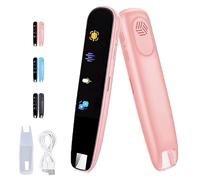 Original Translator Pen, Portable Smart Scanning & Reading Device, 122 Language Electronic Dictionary with Offline Online Translation for Study, Work, Travels (Pink)
