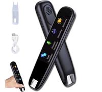 Original Translator Pen, Portable Smart Scanning & Reading Translators, Support for Offline Intelligent Translation Pen, Supports 112 Languages, for Study, Work, Trave (Black)