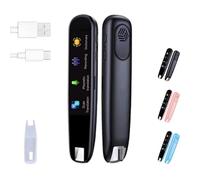 Original Translator Pen, Portable Smart Scanning & Reading Translators,Supports 112 Languages Original Translator Pen, Work,Travel, Offline Online Language Support (Black)