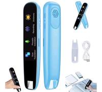 Original Translator Pen, Portable Smart Scanning & Reading Translators, Supports 112 Languages, Portable Support for Offline Intelligent Translation Pen for Study,Work,Travel (Blue)