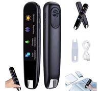 Original Translator Pen, Portable Smart Scanning & Reading Translators, Supports 112 Languages, Portable Support for Offline Intelligent Translation Pen for Study,Work,Travel (Black)