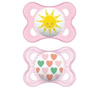 MAM Succhietto per Bimba Original 2-6 Mesi in Silicone con Astuccio, 2 Pezzi