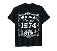 Original Vintage 1974 Limited Edition Classic 1974 Men Women Maglietta